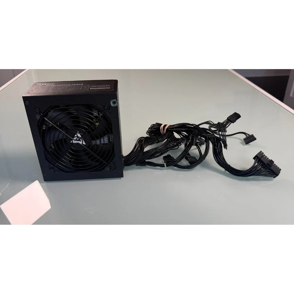 Apevia 550W Power Supply Dual 12V Rails 17A & 19A +3.3V/5V Support Untested